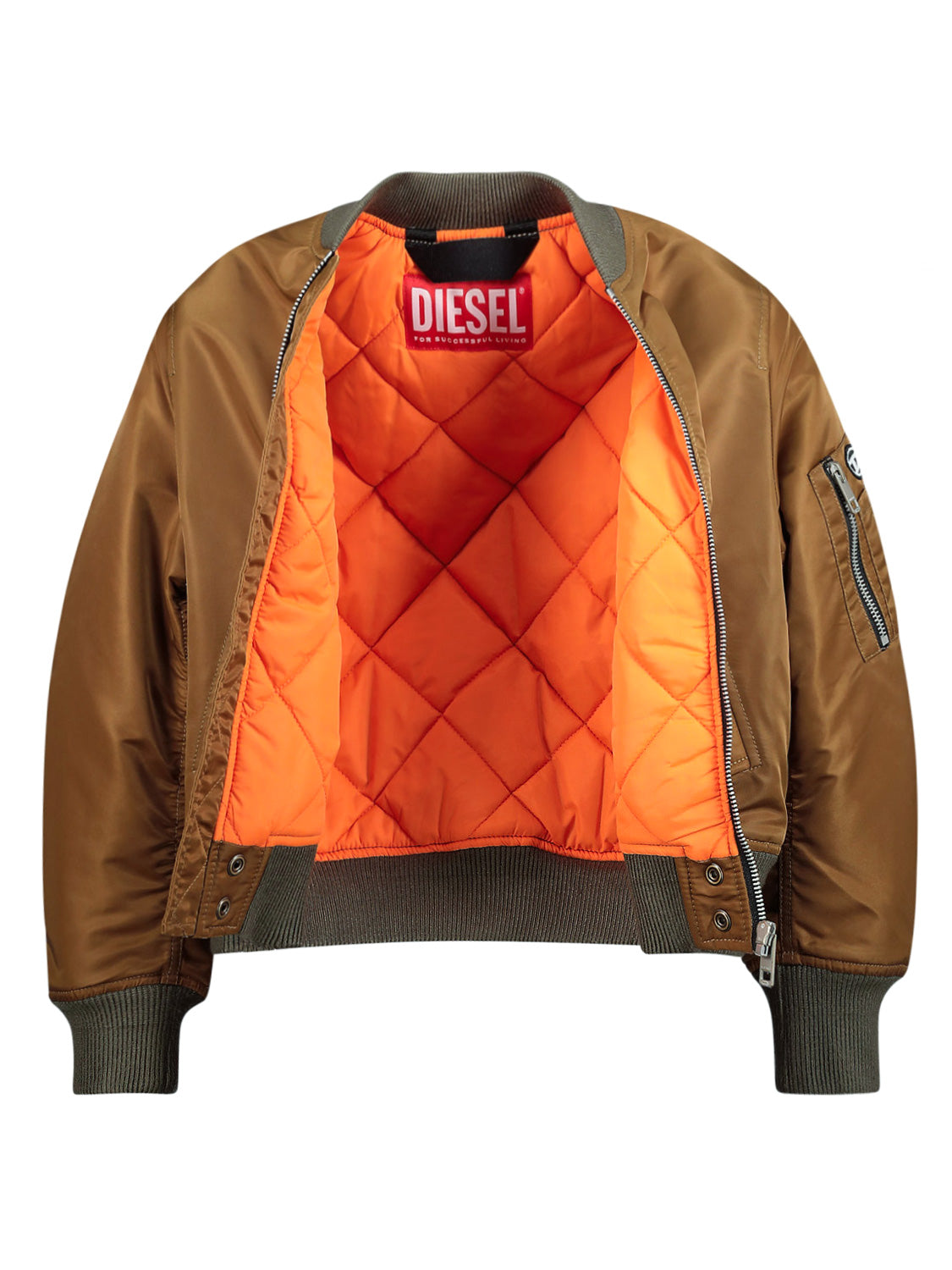 Diesel Kids jacket Jfighters Brown in Brown 6804776870-6.jpg | NICKIS.com