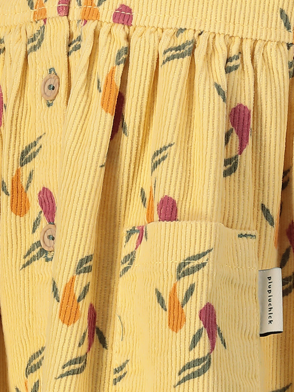 Piupiuchick Kids dress Yellow in Yellow 6804828030-5.jpg | NICKIS.com