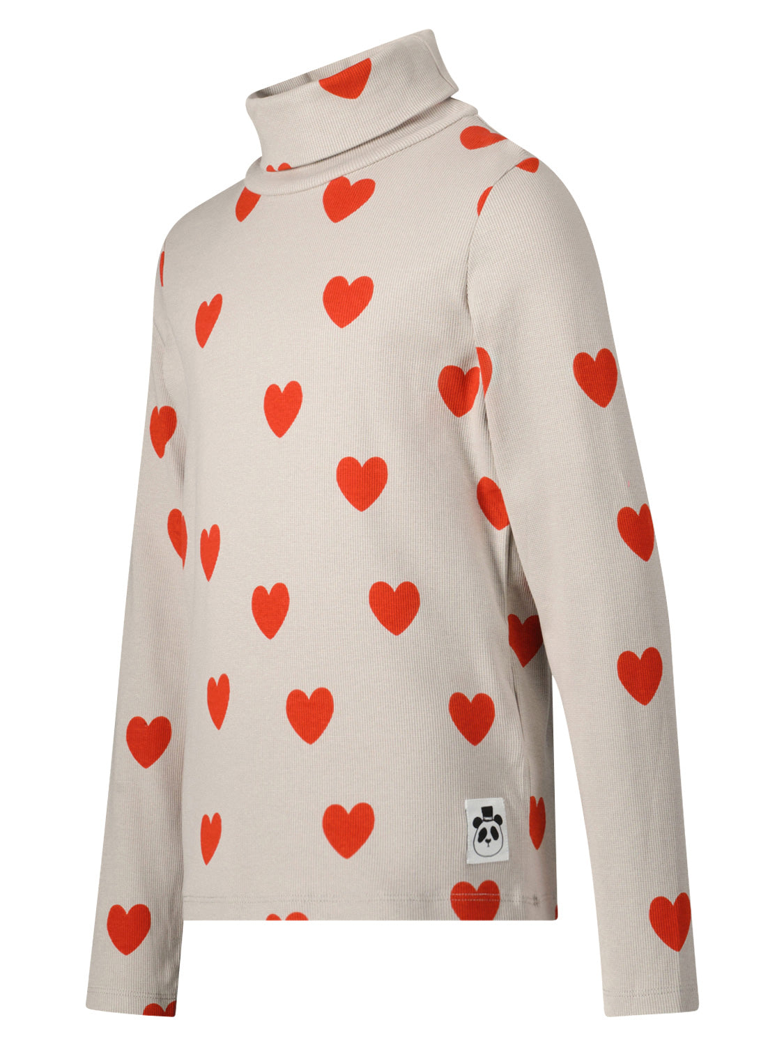 Mini Rodini Kids long-sleeve Hearts Grey in Grey 6804841149-4.jpg | NICKIS.com