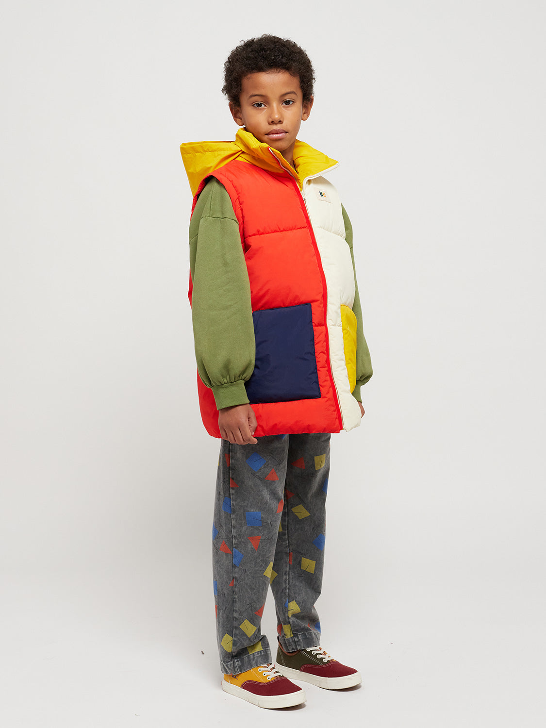 Bobo Choses Kids winter jacket Color Block Multicoloured in Multicoloured 6804953548-10.jpg | NICKIS.com