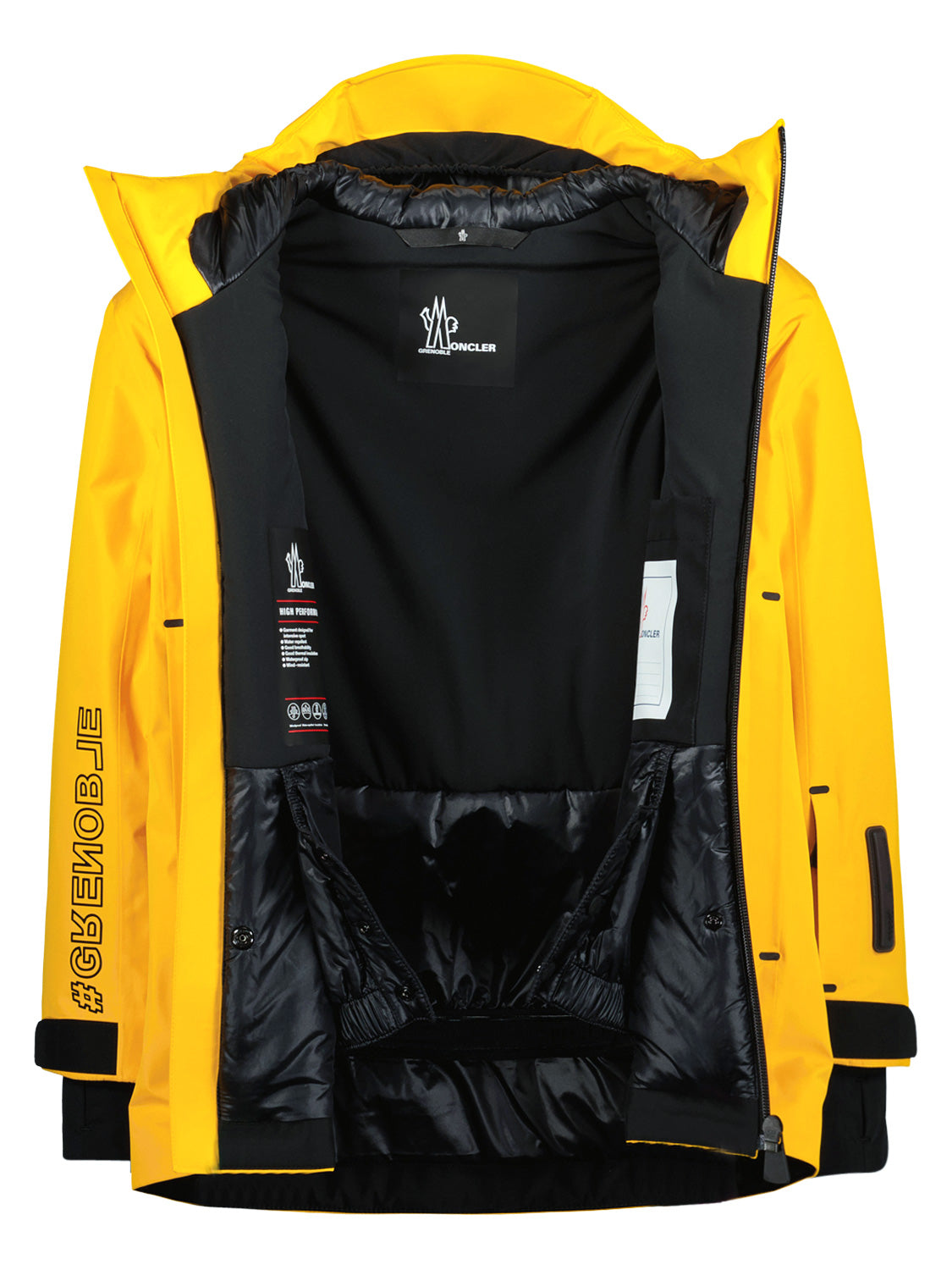 Moncler Enfant Kids Ski Jacket Grenoble MORIOND Yellow in Yellow 6804962633-7.jpg | NICKIS.com