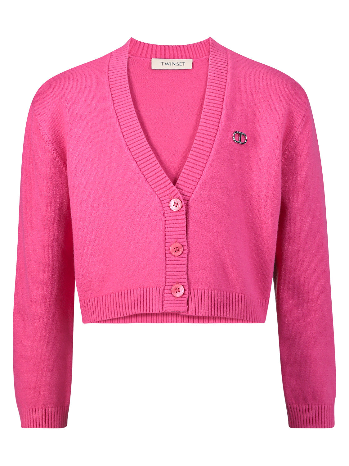 TWINSET Kids cardigan Fuchsia in Fuchsia 6804975061-1.jpg | NICKIS.com