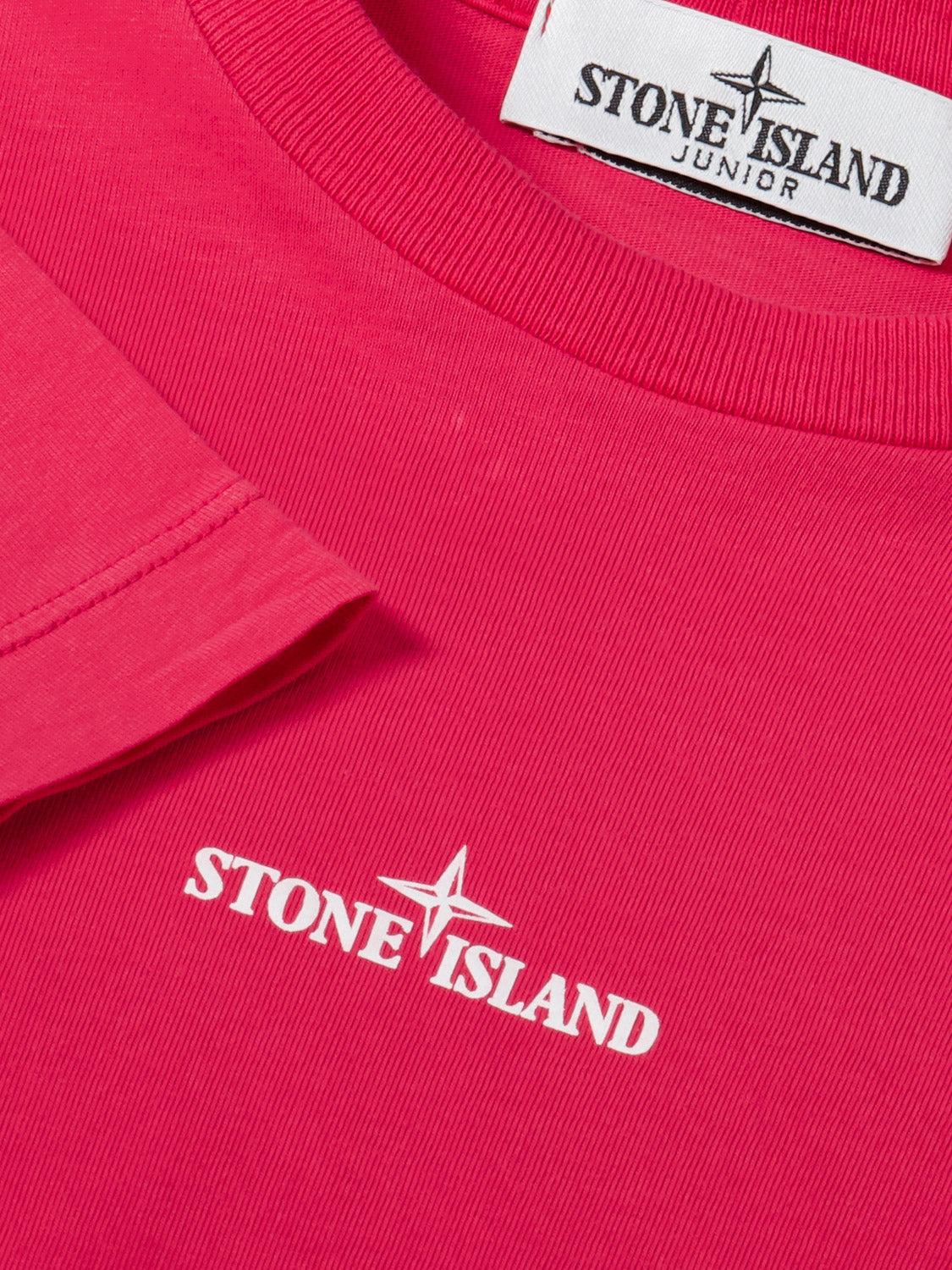 STONE ISLAND JUNIOR Kids t-shirt Fuchsia in Fuchsia 6805332451-5.jpg | NICKIS.com