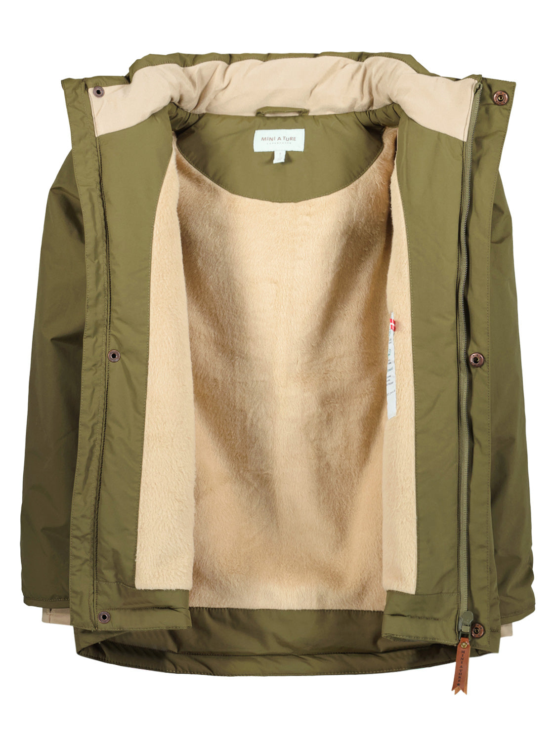 MINI A TURE Kids jacket Adyanko Olive Green in Olive Green 6805379810-5.jpg | NICKIS.com