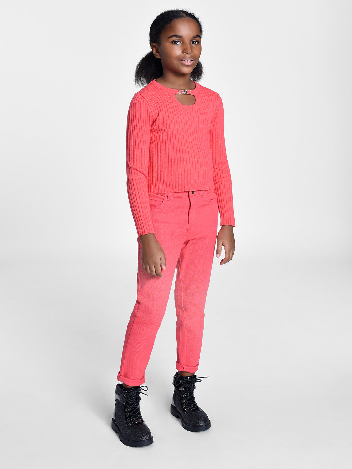 Michael Kors Kids Sweaters Coral in Coral 6805537111-2.jpg | NICKIS.com