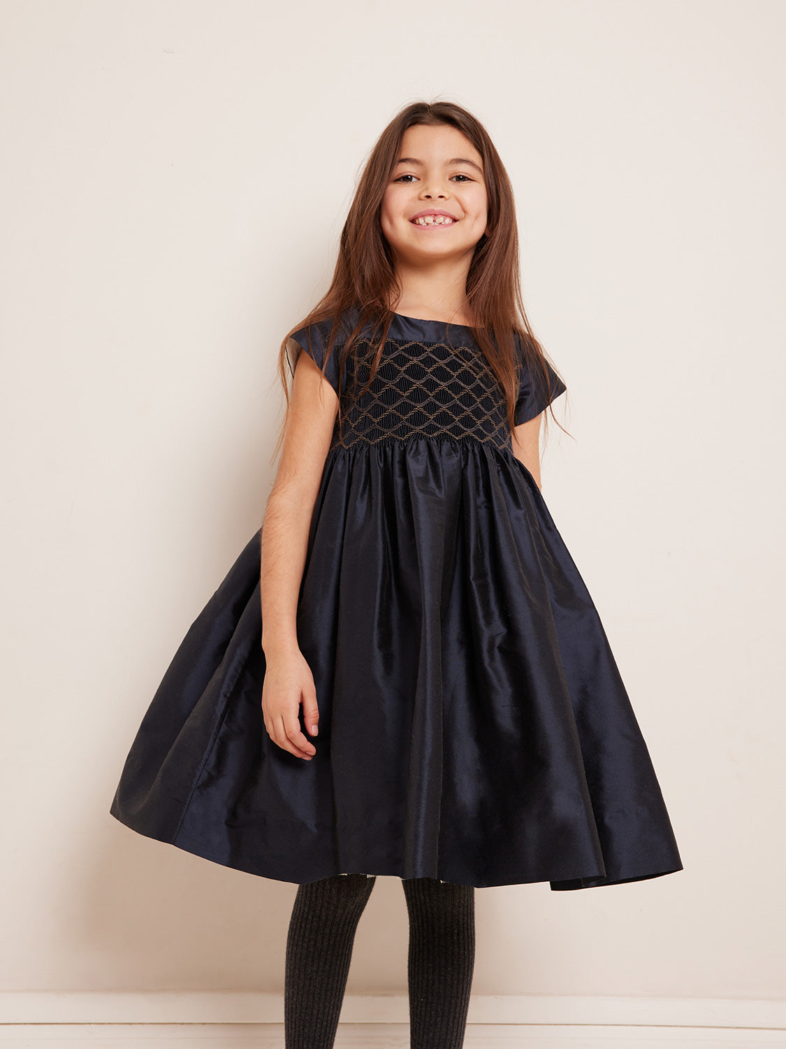 Bonpoint kids girls 2024 navy dress