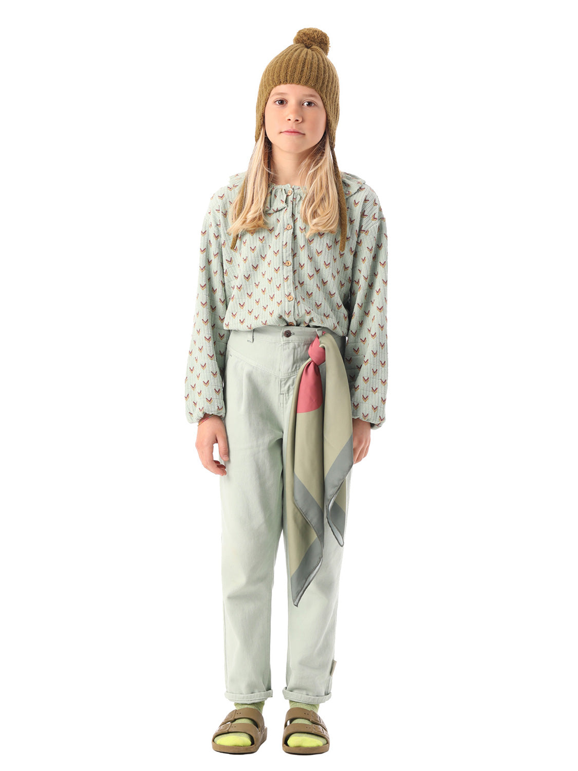 Piupiuchick Kids blouse Mint Green in Mint Green 6805788600-2.jpg | NICKIS.com