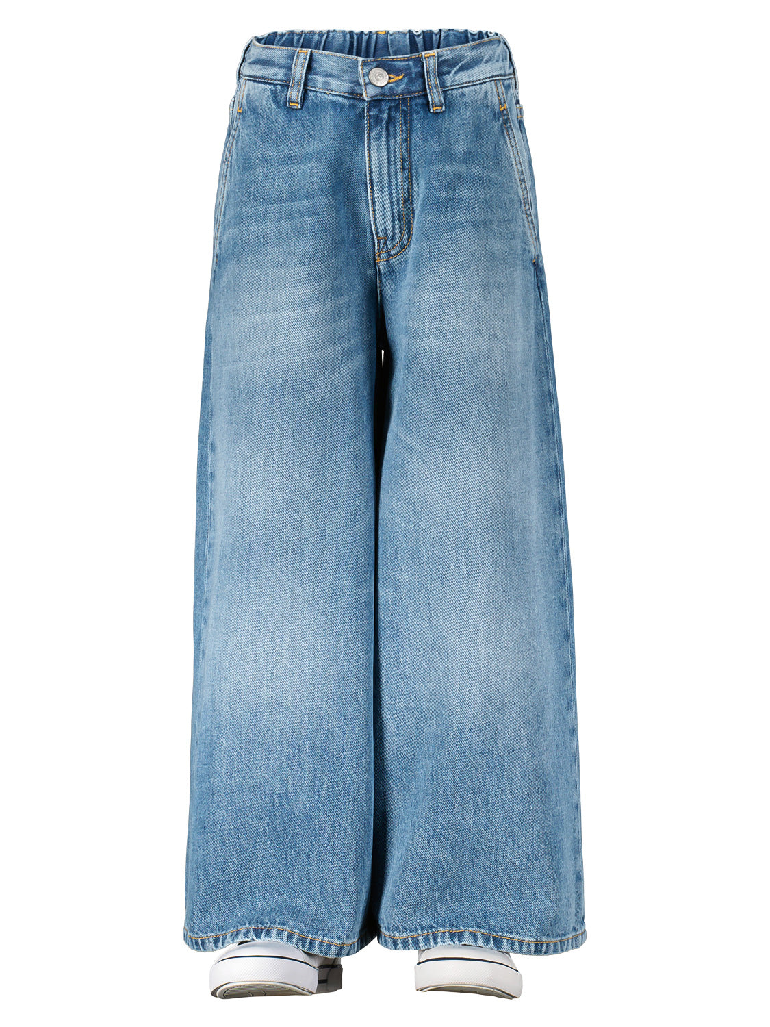 MM6 Maison Margiela Kids jeans Blue in Blue 6805878380-2.jpg | NICKIS.com