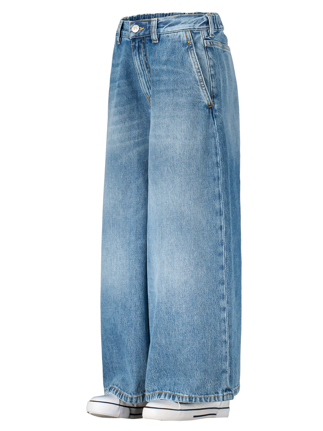 MM6 Maison Margiela Kids jeans Blue in Blue 6805878380-3.jpg | NICKIS.com