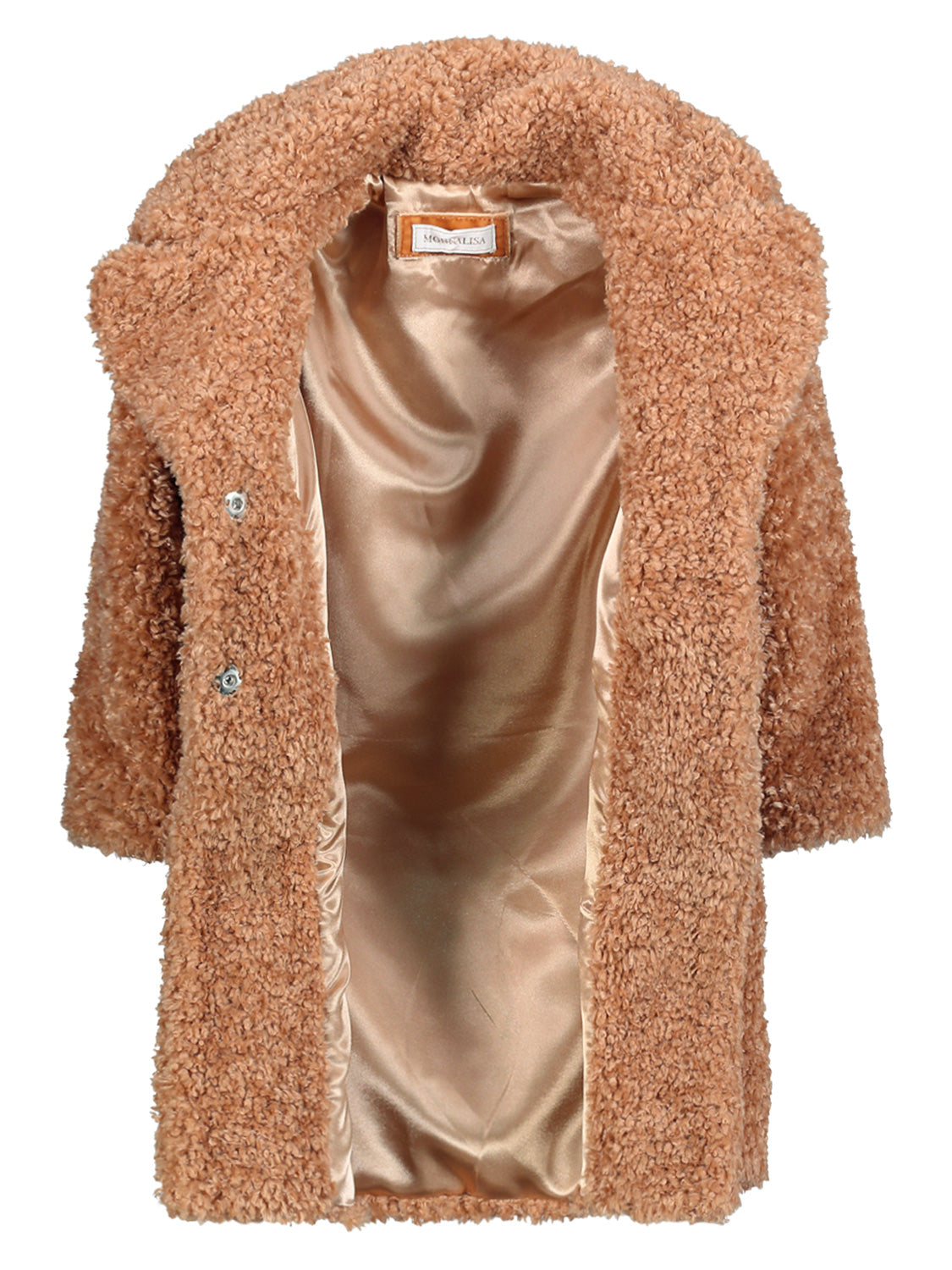 Monnalisa Kids coat Camel in Camel 6805977580-6.jpg | NICKIS.com