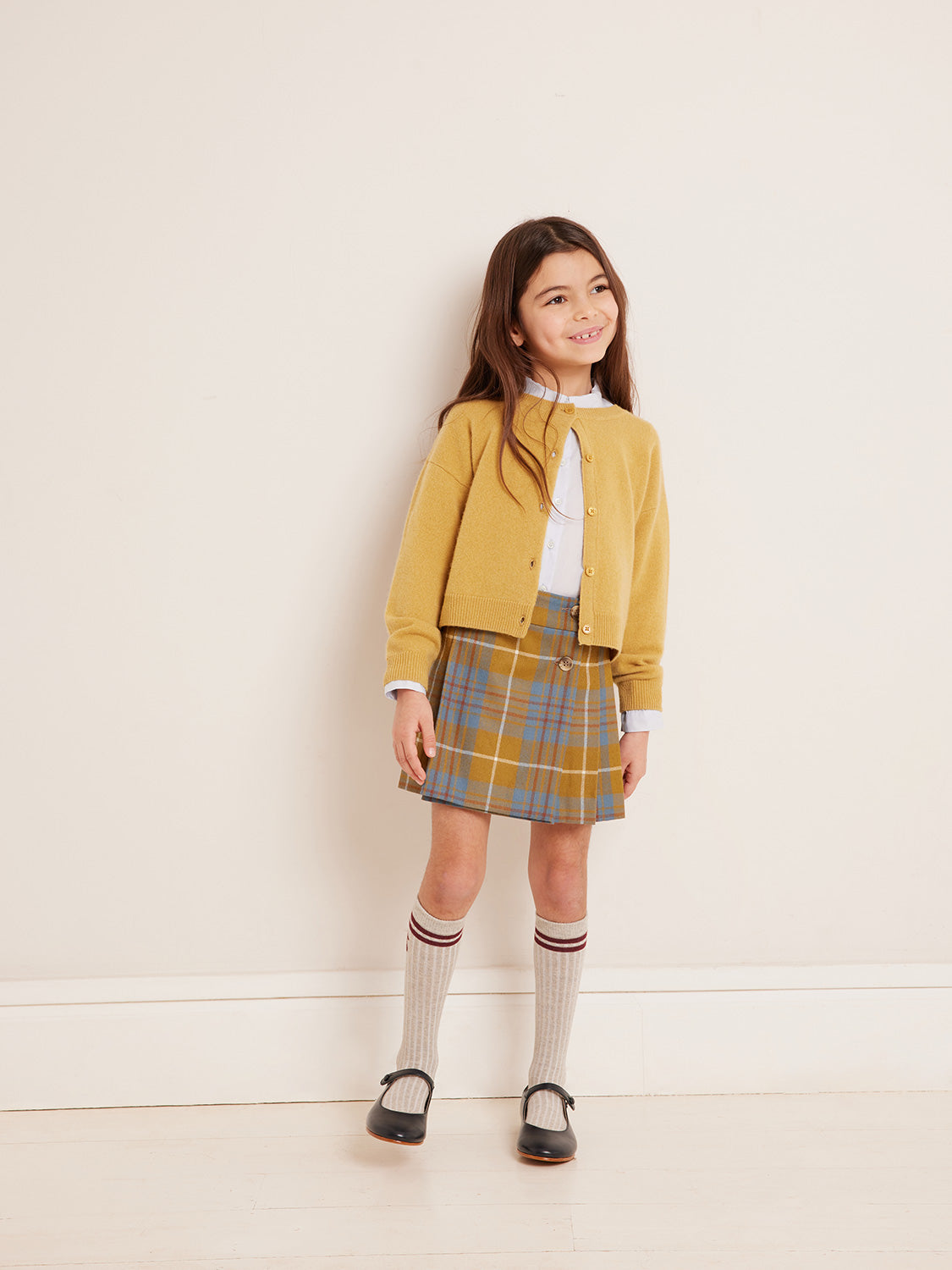 Bonpoint Kids skirt Talissa Yellow in Yellow 6806111766-2.jpg | NICKIS.com