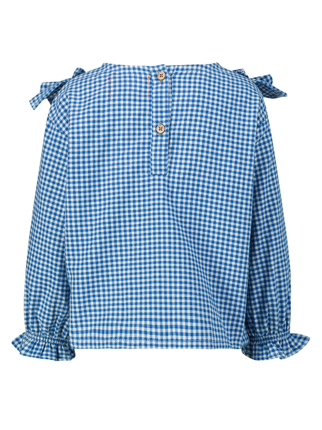 Piupiuchick Kids blouse Blue in Blue 6806194320-5.jpg | NICKIS.com