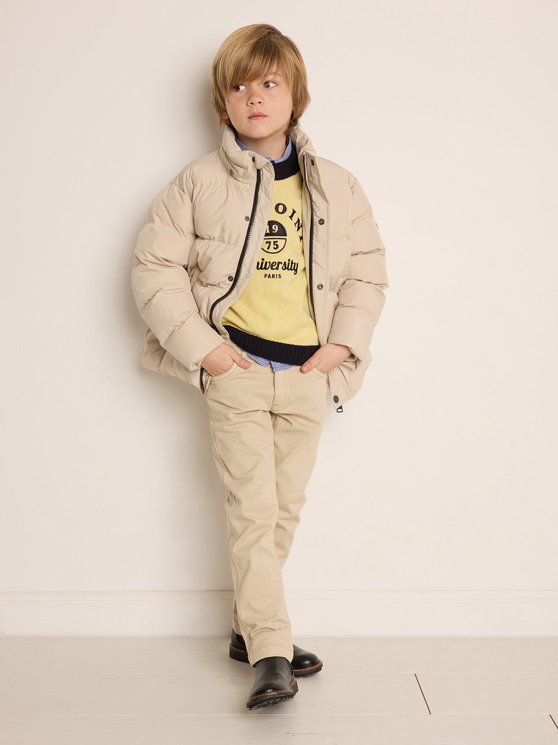 Bonpoint Kids winter jacket Dario  in  6806296988-2.jpg | NICKIS.com