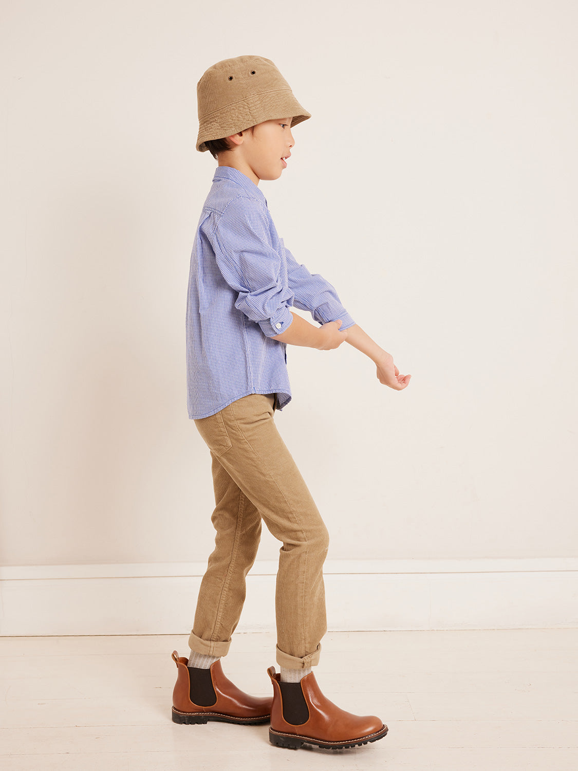 Bonpoint Kids shirt Tango Blue in Blue 6806308299-3.jpg | NICKIS.com