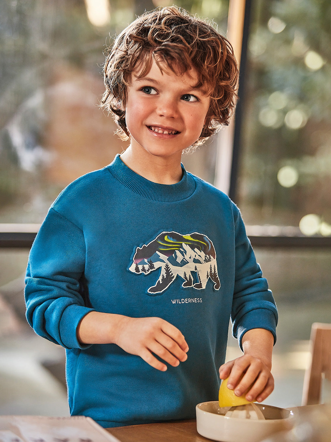 Mayoral Kids Sweatshirt Blue in Blue 6806384390-2.jpg | NICKIS.com