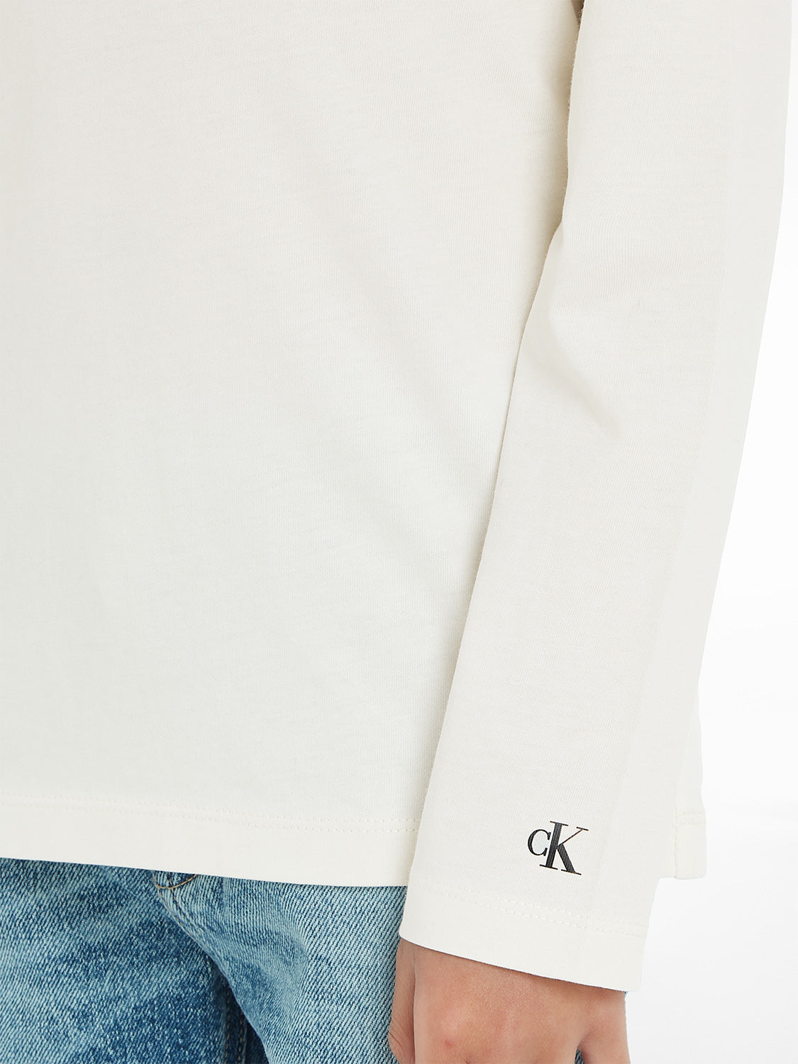 Calvin Klein Kids long-sleeve White in White 6806477777-8.jpg | NICKIS.com