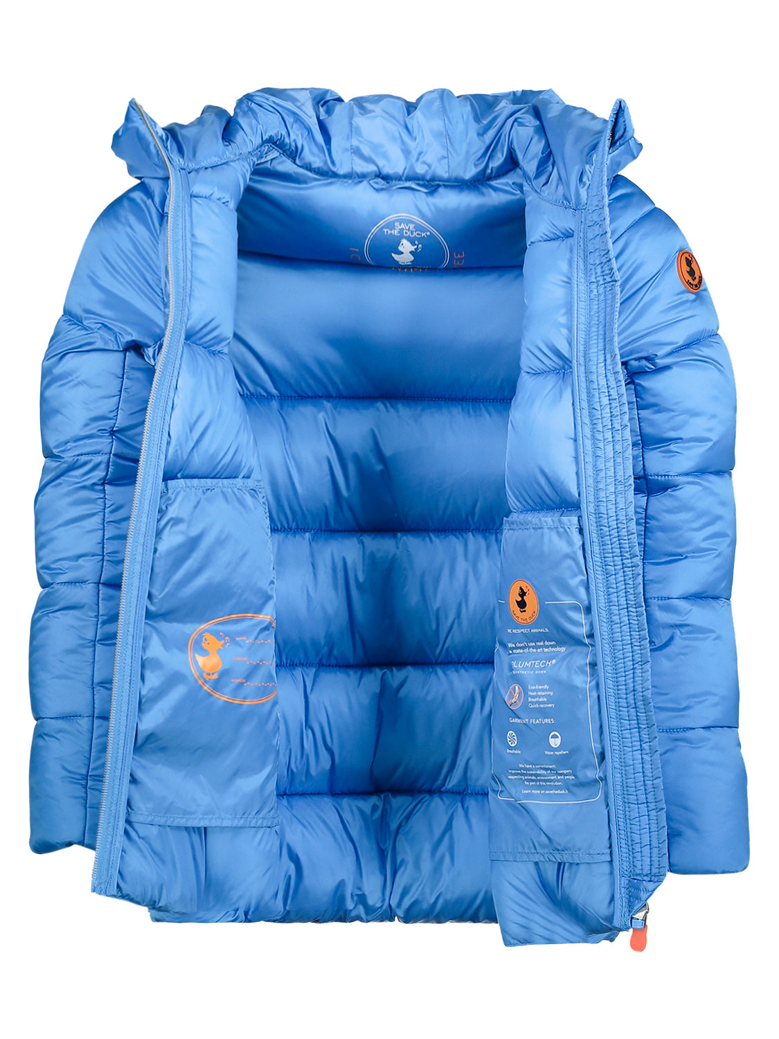 Save the Duck Kids winter jacket Gracie Blue in Blue 6806487257-6.jpg | NICKIS.com