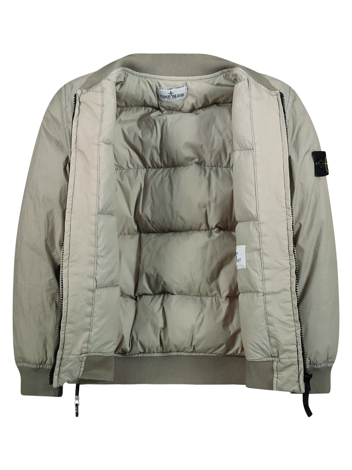 STONE ISLAND JUNIOR Kids Down Jacket Khaki in Khaki 6806515848-6.jpg | NICKIS.com