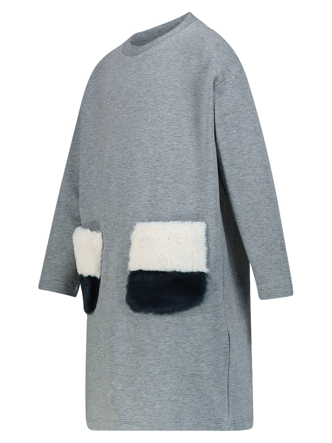 Il Gufo Kids dress Grey in Grey 6806618619-4.jpg | NICKIS.com