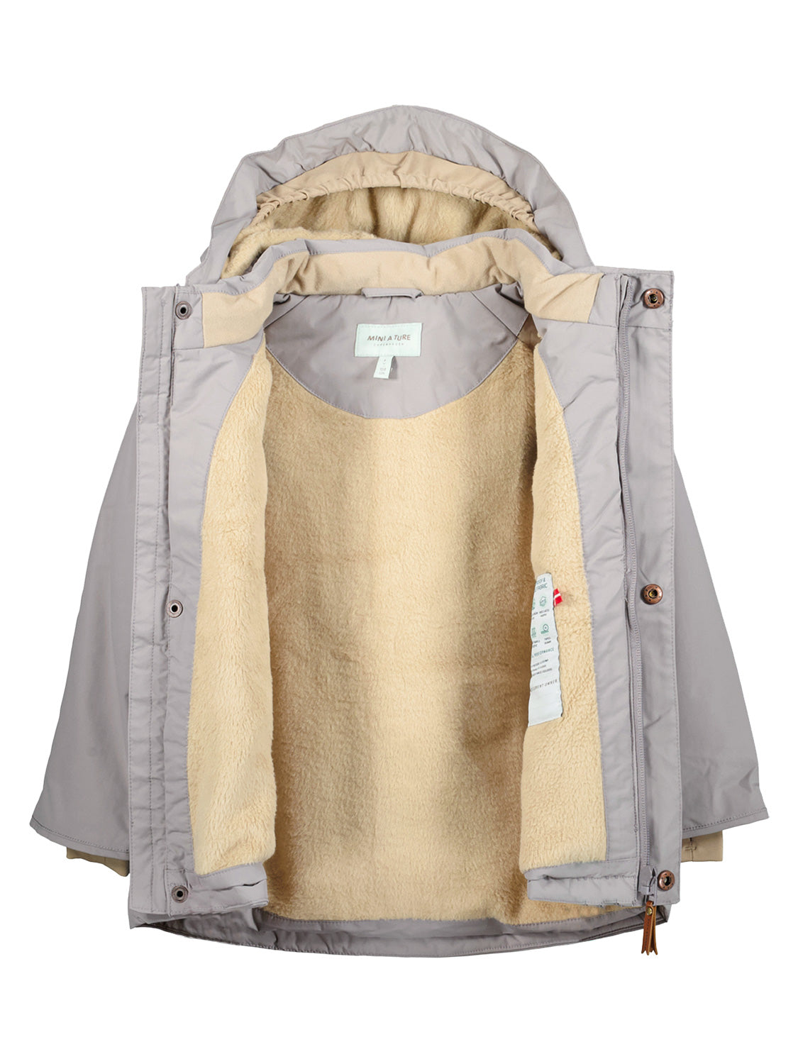 MINI A TURE Kids jacket Wally Grey in Grey 6806637807-5.jpg | NICKIS.com