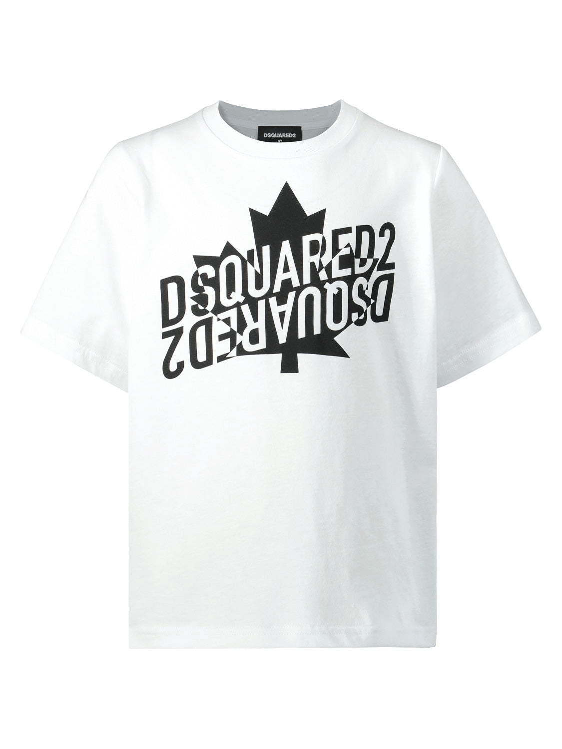 DSQUARED2 Kids t-shirt Slouch Fit White in White 6806638317-1.jpg | NICKIS.com