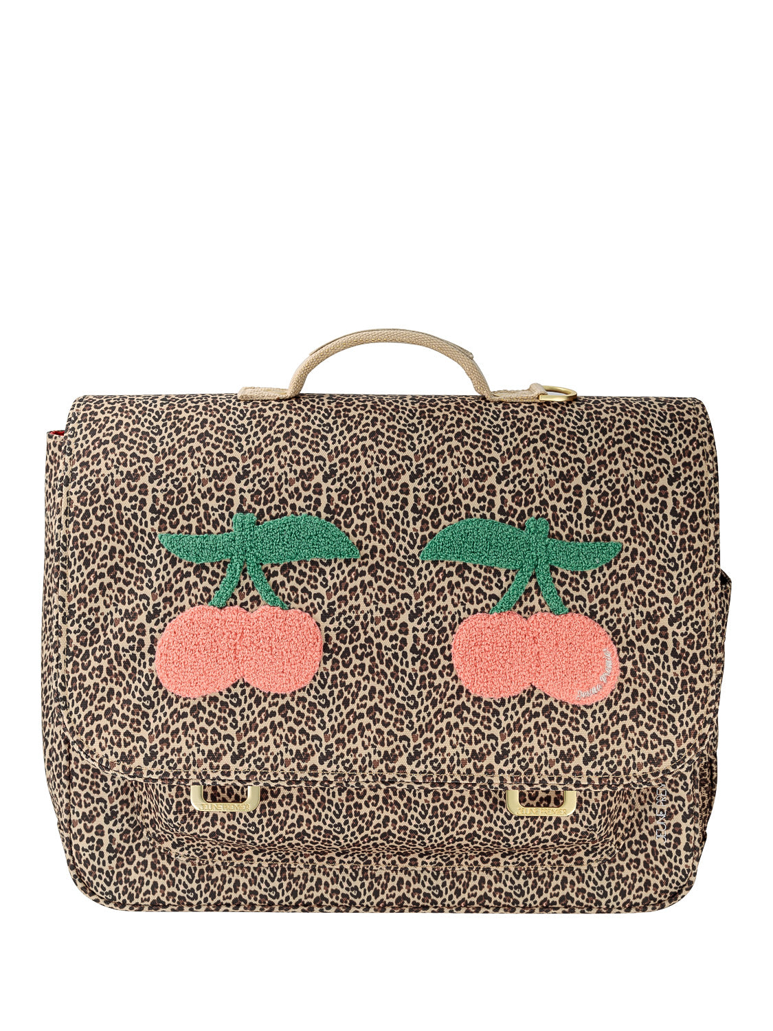 Jeune Premier Kids Satchels Leopard Cherry Beige in Beige 6806667829-1.jpg | NICKIS.com