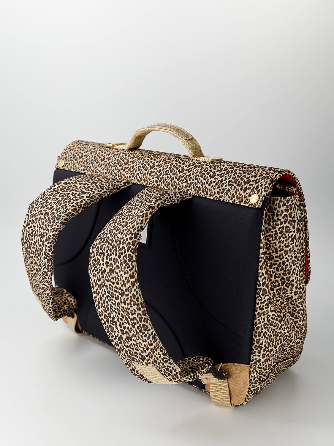 Jeune Premier Kids Satchels Leopard Cherry Beige in Beige 6806667829-3.jpg | NICKIS.com