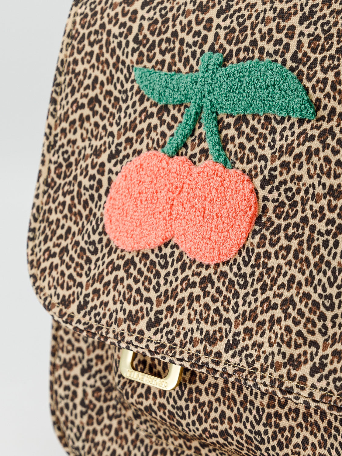 Jeune Premier Kids Satchels Leopard Cherry Beige in Beige 6806667829-4.jpg | NICKIS.com