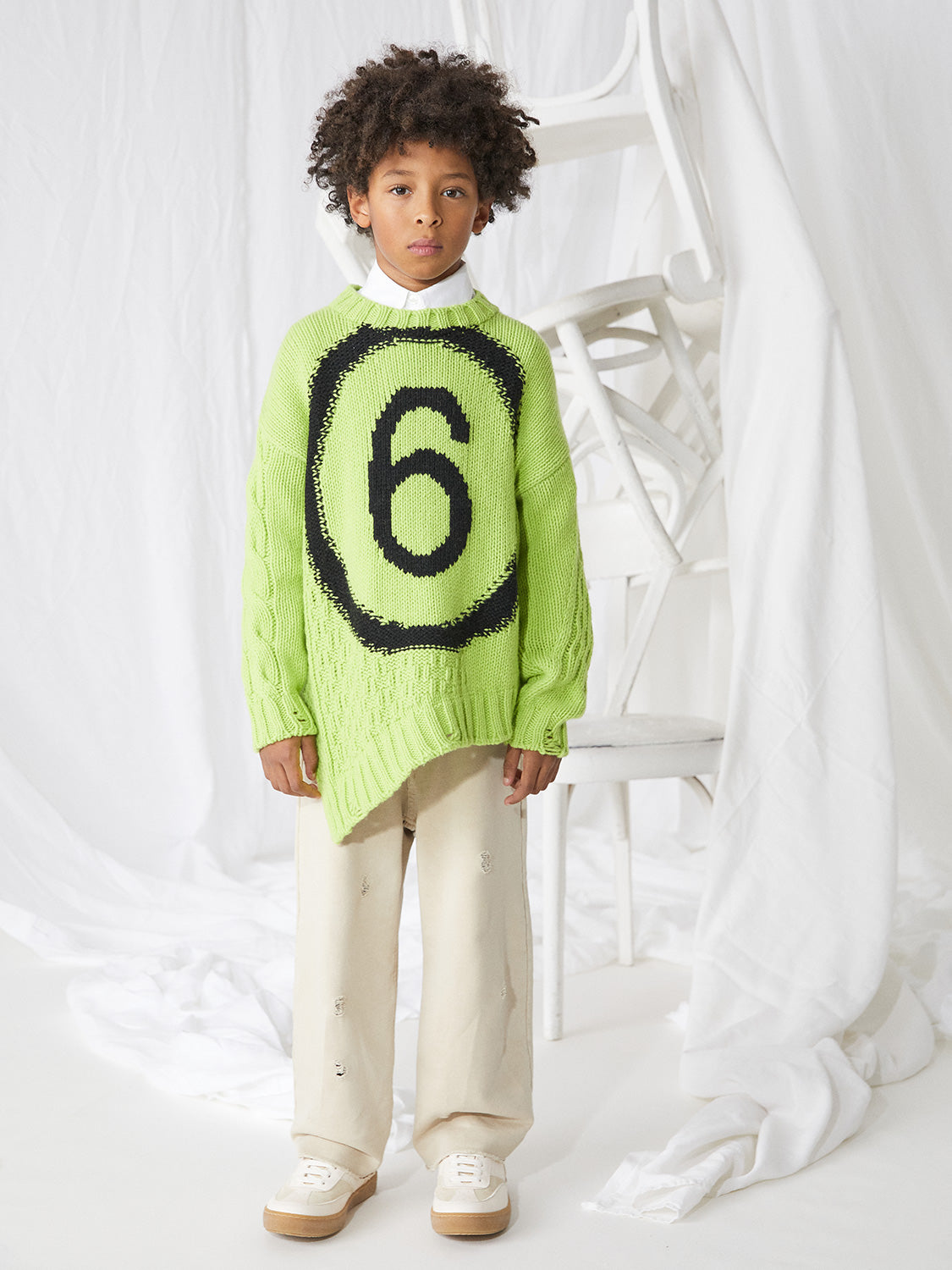 MM6 Maison Margiela Kids pants Beige in Beige 6806672670-2.jpg | NICKIS.com