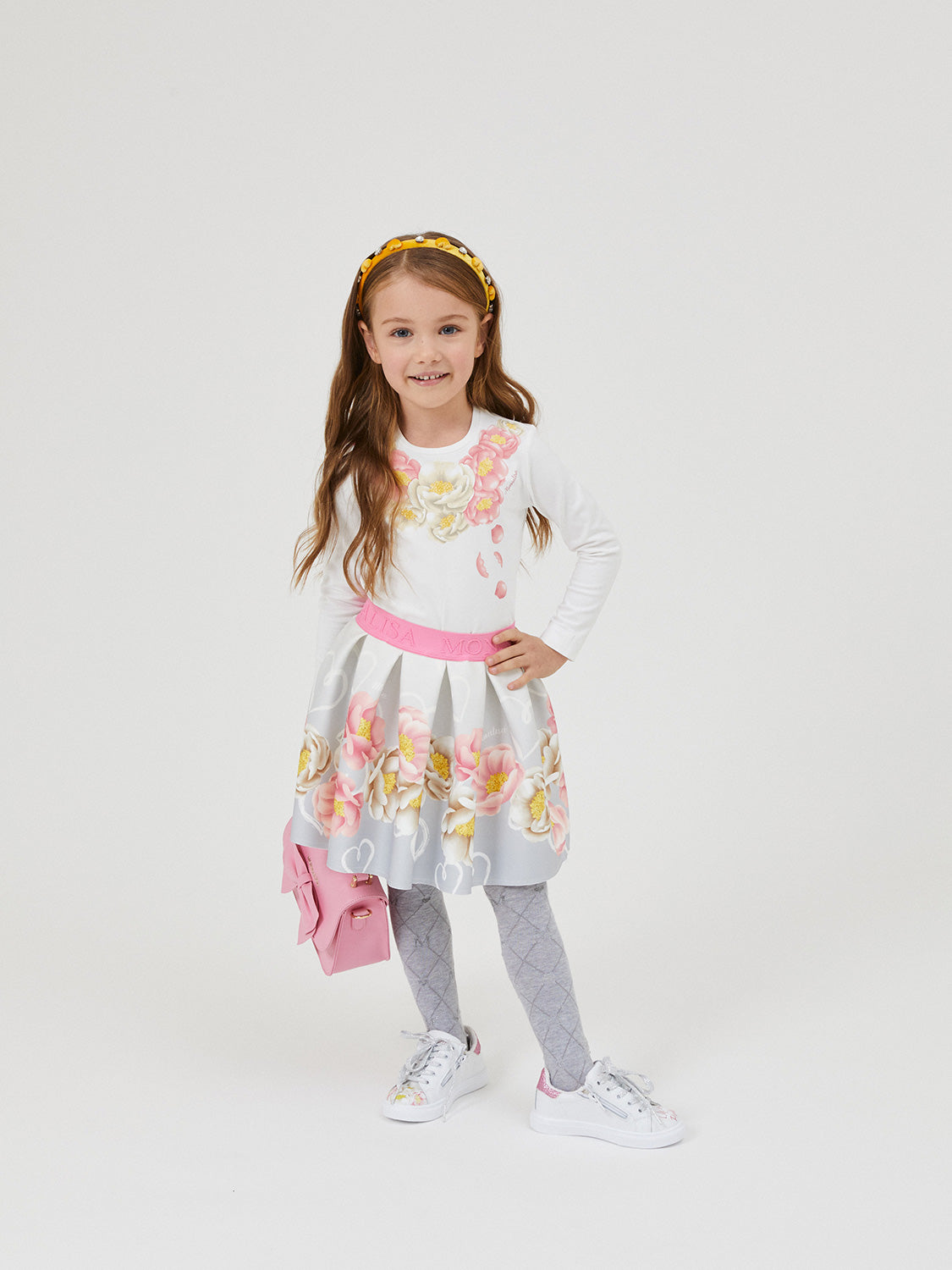 Monnalisa Kids long-sleeve White in White 6806978960-2.jpg | NICKIS.com