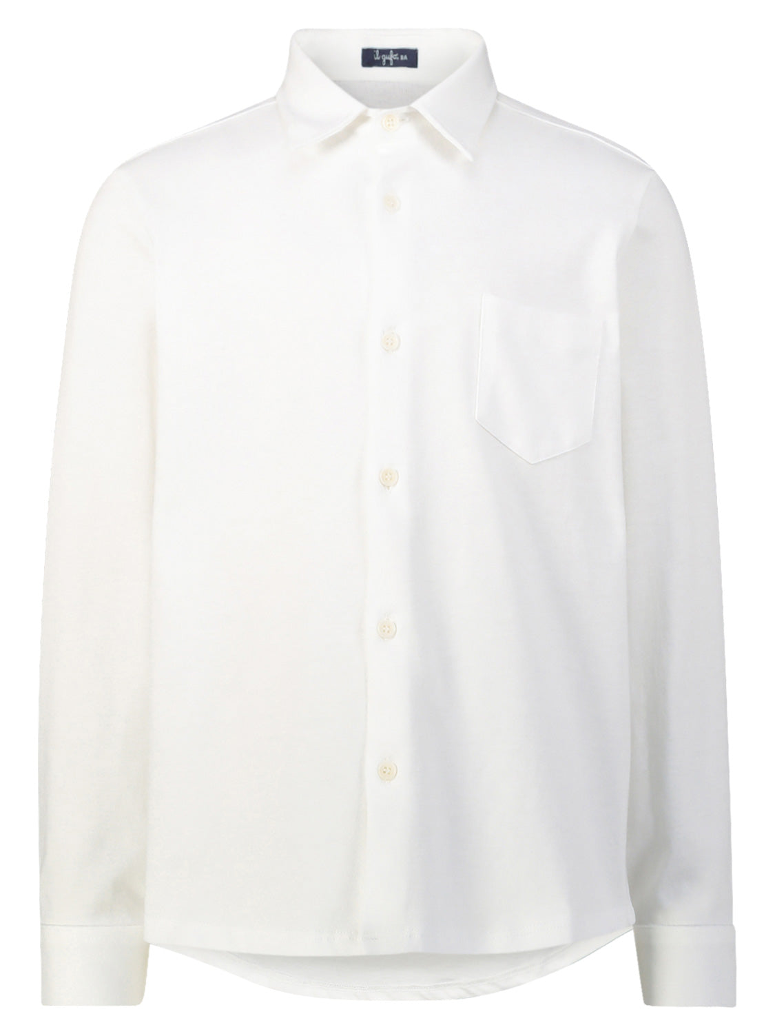 Il Gufo Kids shirt White in White 6807032537-1.jpg | NICKIS.com