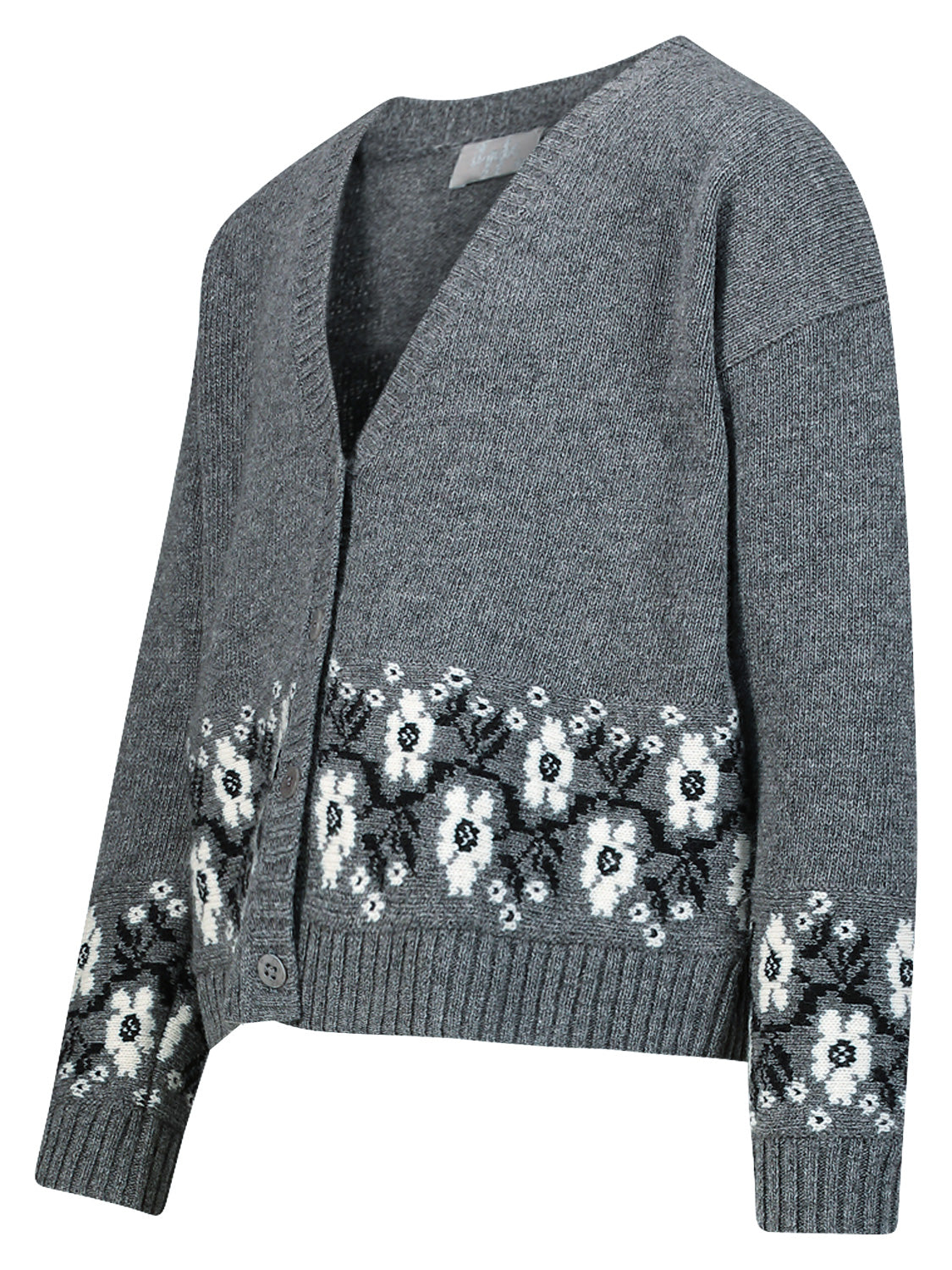 Il Gufo Kids cardigan Anthracite Grey in Anthracite Grey 6807040118-4.jpg | NICKIS.com