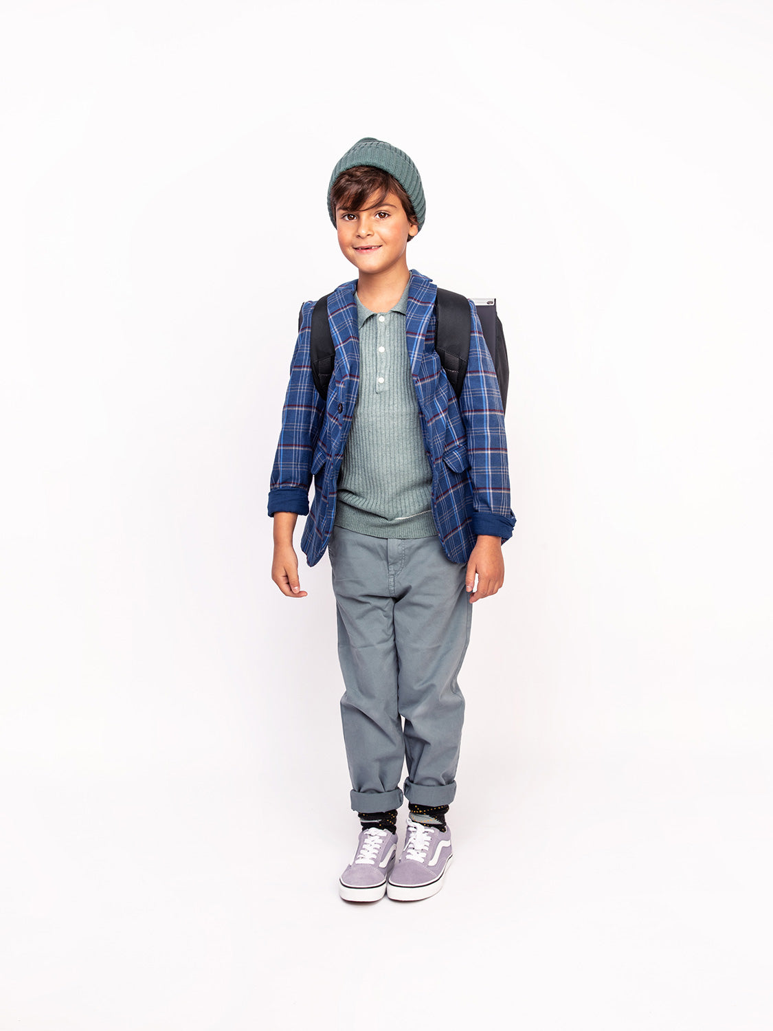 Jeune Premier Kids Satchels Midi Reflectosaurus Anthracite Grey in Anthracite Grey 6807044311-10.jpg | NICKIS.com