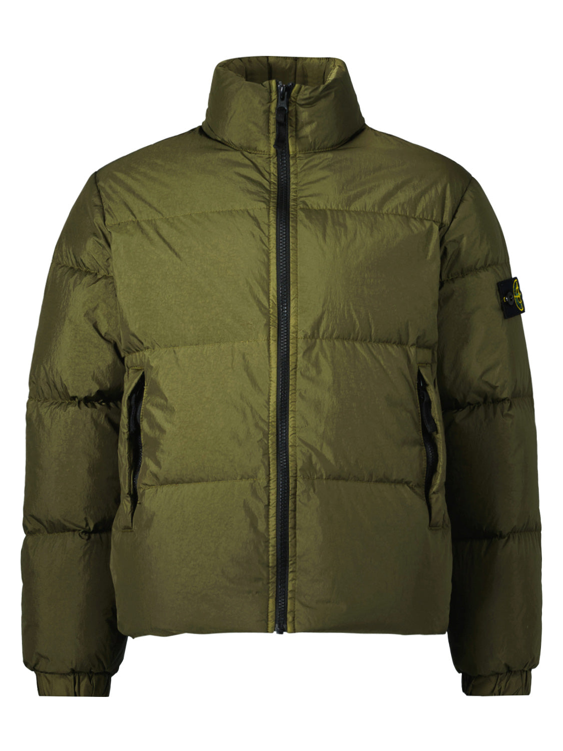 STONE ISLAND JUNIOR Kids Down Jacket Olive Green in Olive Green 6807060856-1.jpg | NICKIS.com