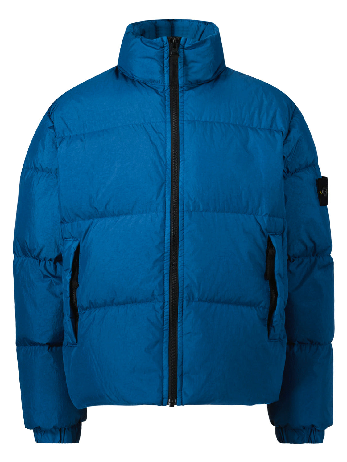 STONE ISLAND JUNIOR Kids Down Jacket Blue in Blue 6807114558-1.jpg | NICKIS.com