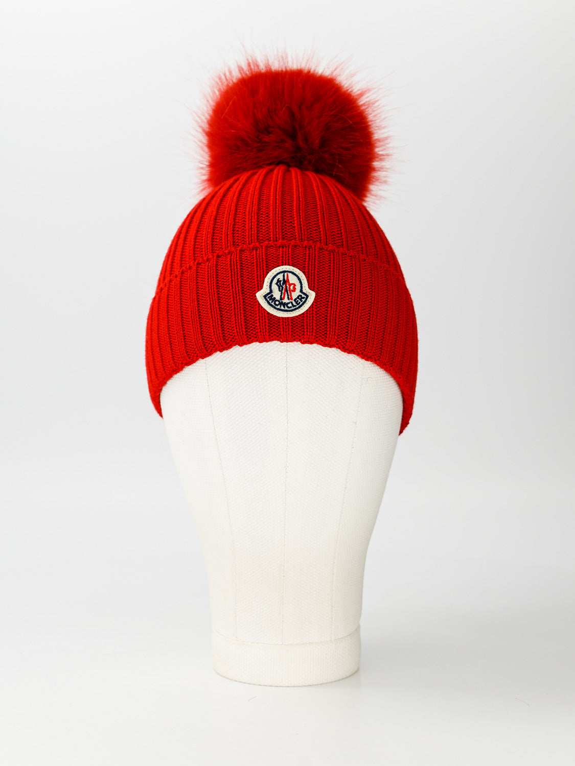 Moncler Enfant Kids beanie Red in Red 6807203415-2.jpg | NICKIS.com