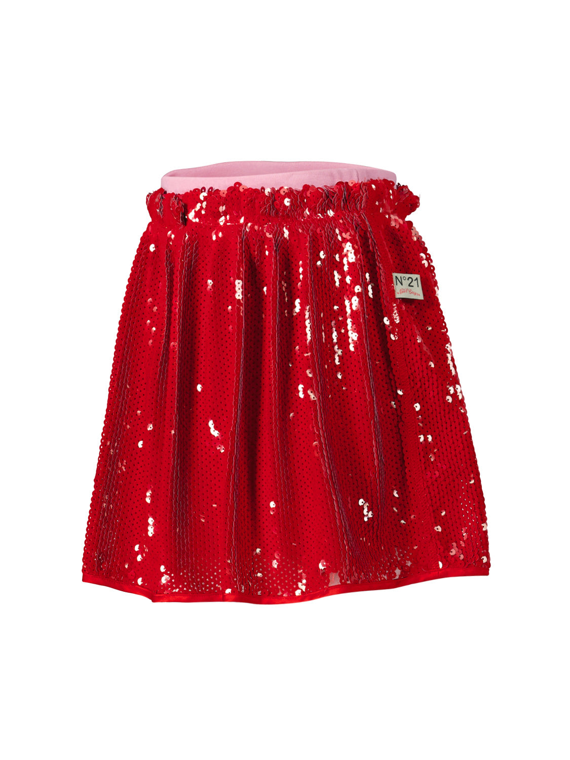 N°21 Kids skirt Red in Red 6807338935-5.jpg | NICKIS.com