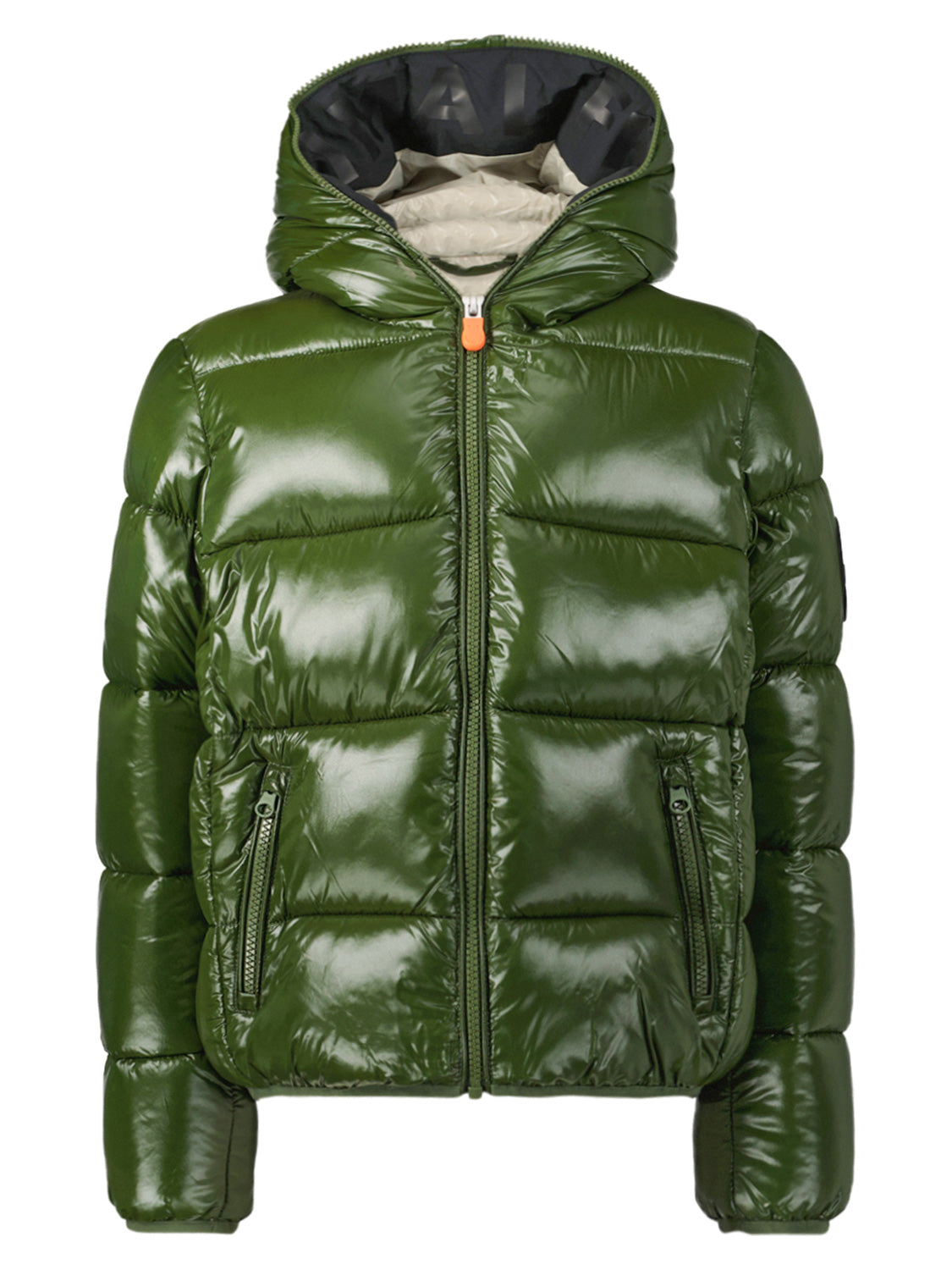 Save the Duck Kids winter jacket Artie Olive Green in Olive Green 6807464711-1.jpg | NICKIS.com