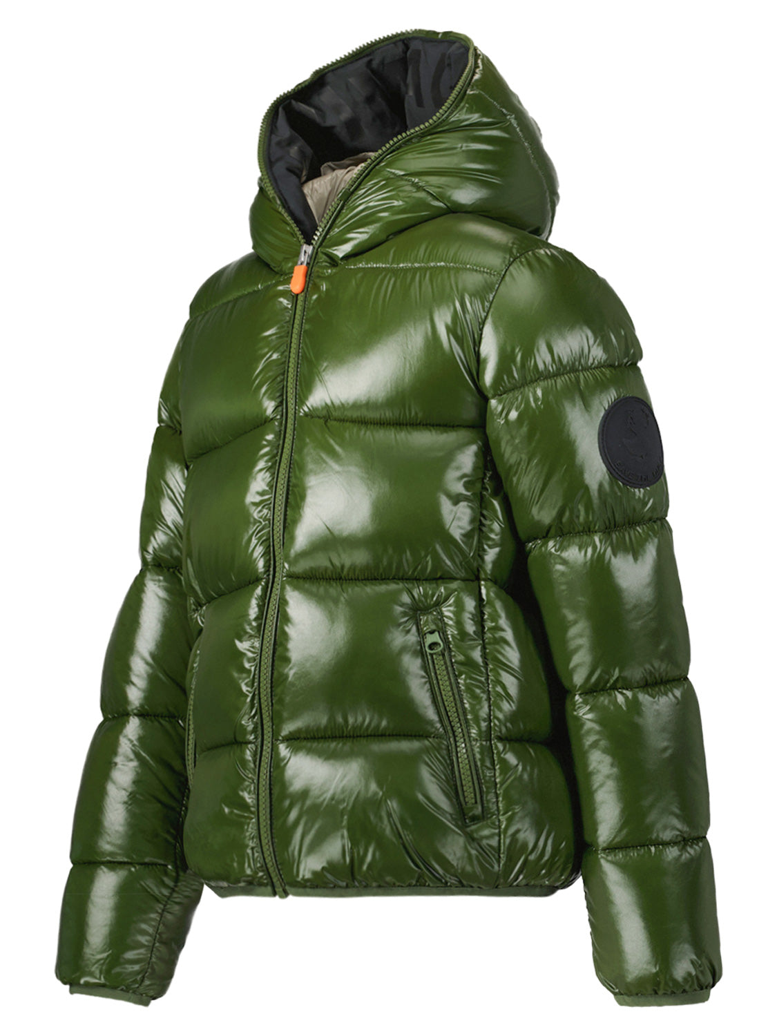 Save the Duck Kids winter jacket Artie Olive Green in Olive Green 6807464711-4.jpg | NICKIS.com