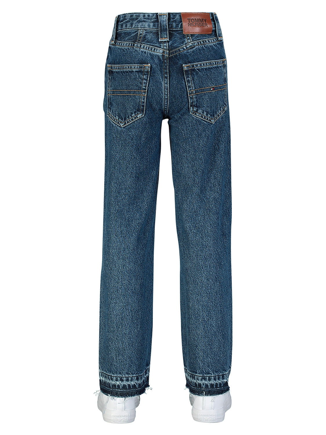 Tommy Hilfiger Kids jeans Released Hem Girlfriend Blue in Blue 6807466475-6.jpg | NICKIS.com