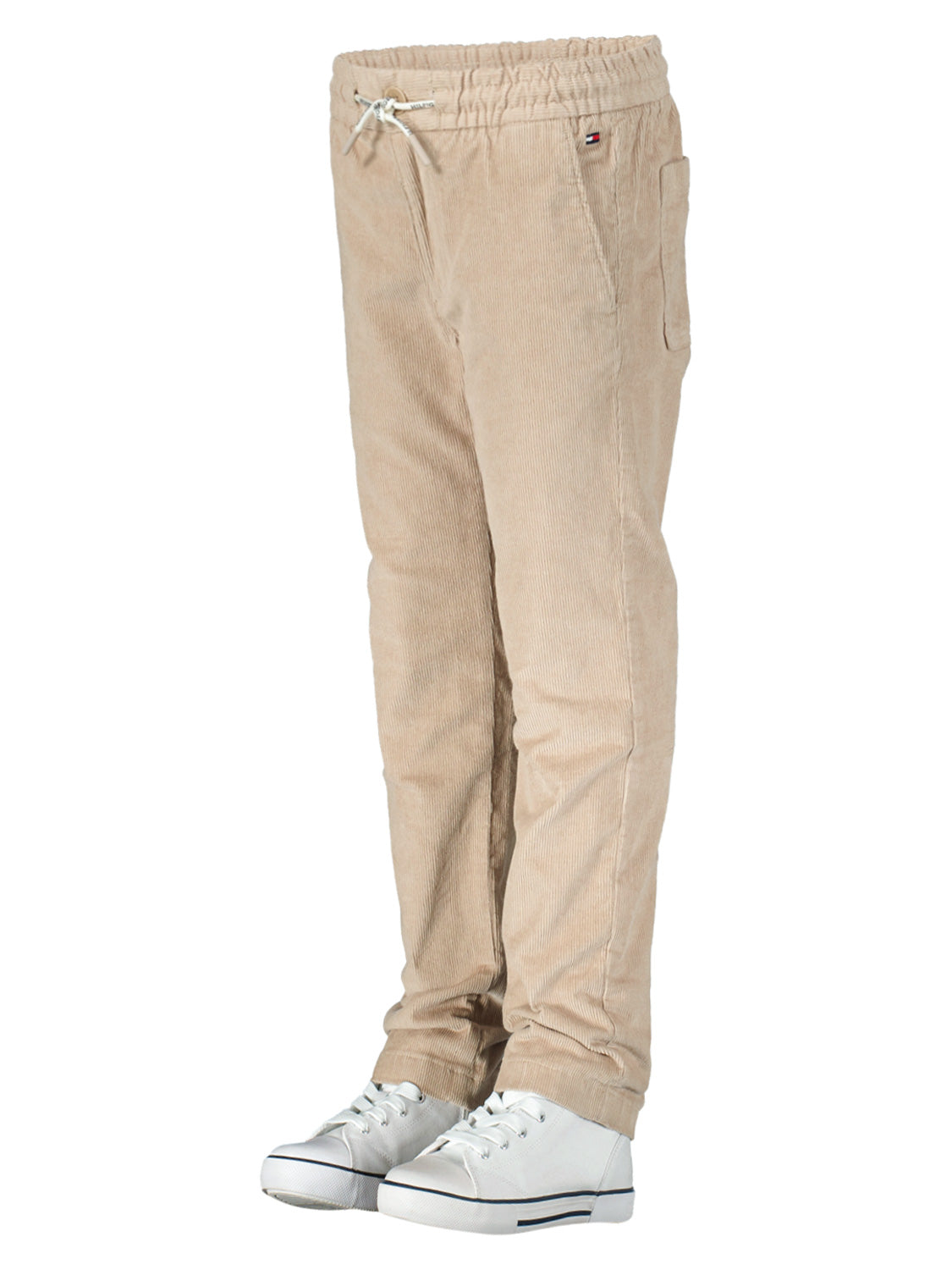 Tommy Hilfiger Kids Corduroy Trousers Pull On Corduroy Pant Beige in Beige 6807636432-8.jpg | NICKIS.com