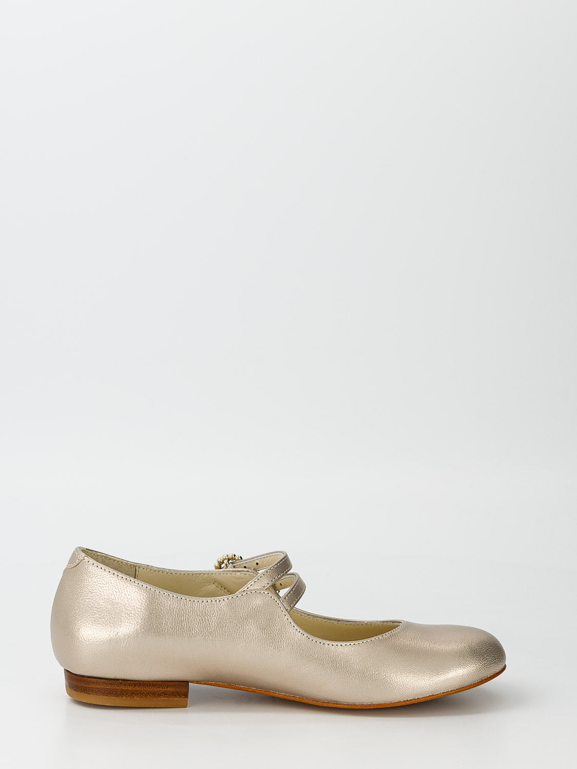 Bonpoint Kids ballerinas Tam Gold in Gold 6807664417-2.jpg | NICKIS.com