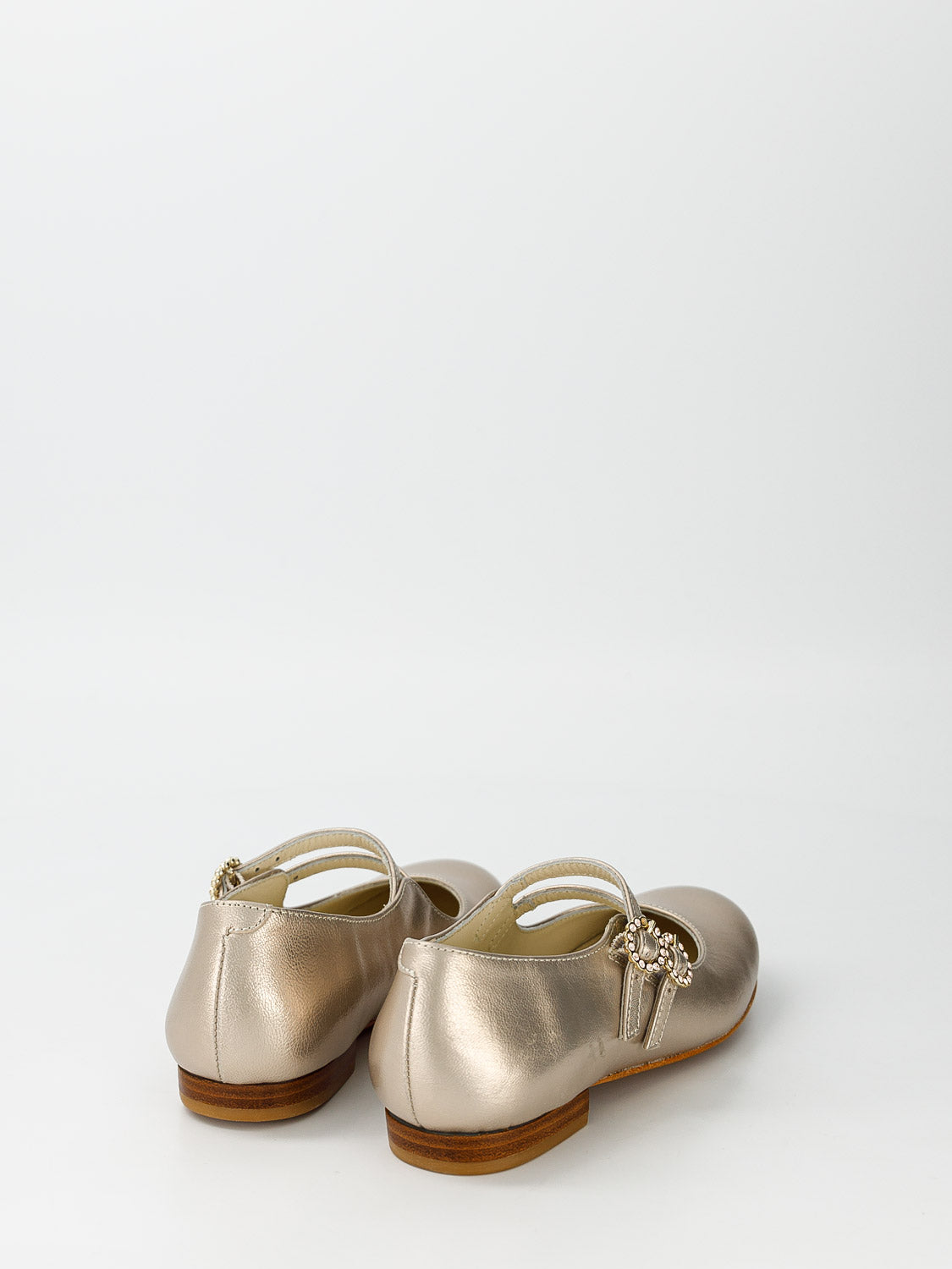 Bonpoint Kids ballerinas Tam Gold in Gold 6807664417-6.jpg | NICKIS.com