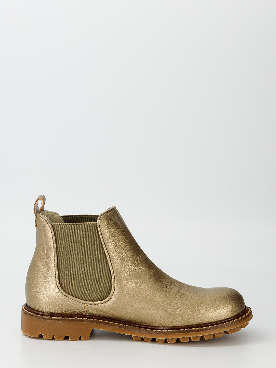 Bonpoint Kids Ankle Boots Mathis Gold in Gold 6807770577-2.jpg | NICKIS.com