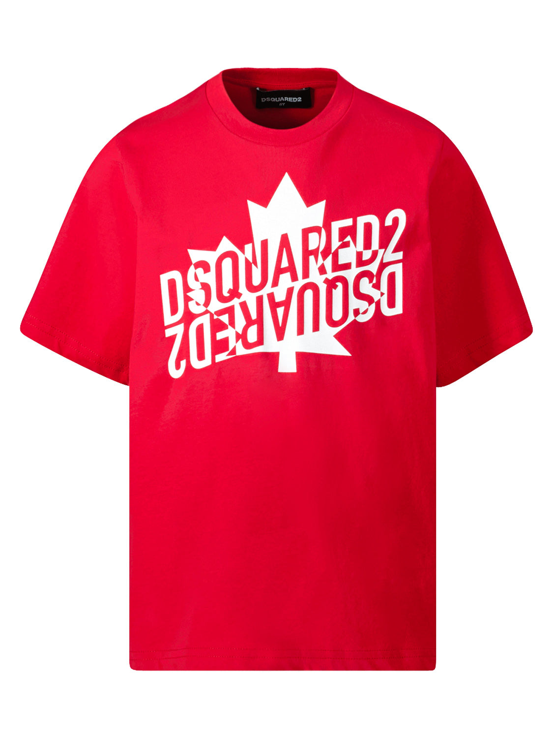 DSQUARED2 Kids t-shirt Slouch Fit Red in Red 6808080227-1.jpg | NICKIS.com