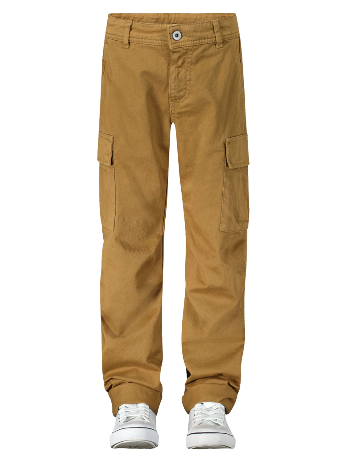 PLEASE - THE TROUSERS Kids Cargo Trousers Camel in Camel 6808084893-2.jpg | NICKIS.com