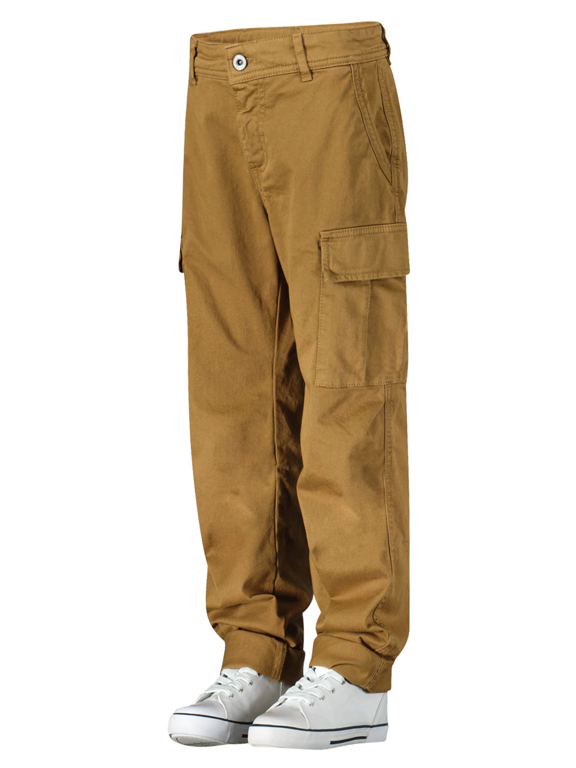 PLEASE - THE TROUSERS Kids Cargo Trousers Camel in Camel 6808084893-3.jpg | NICKIS.com