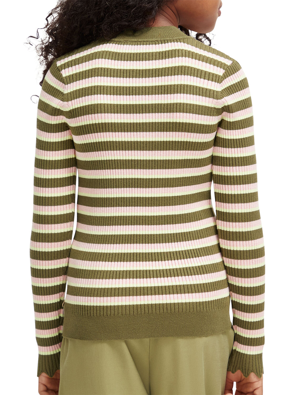 Scotch & Soda Kids Sweaters Olive Green in Olive Green 6808086594-3.jpg | NICKIS.com