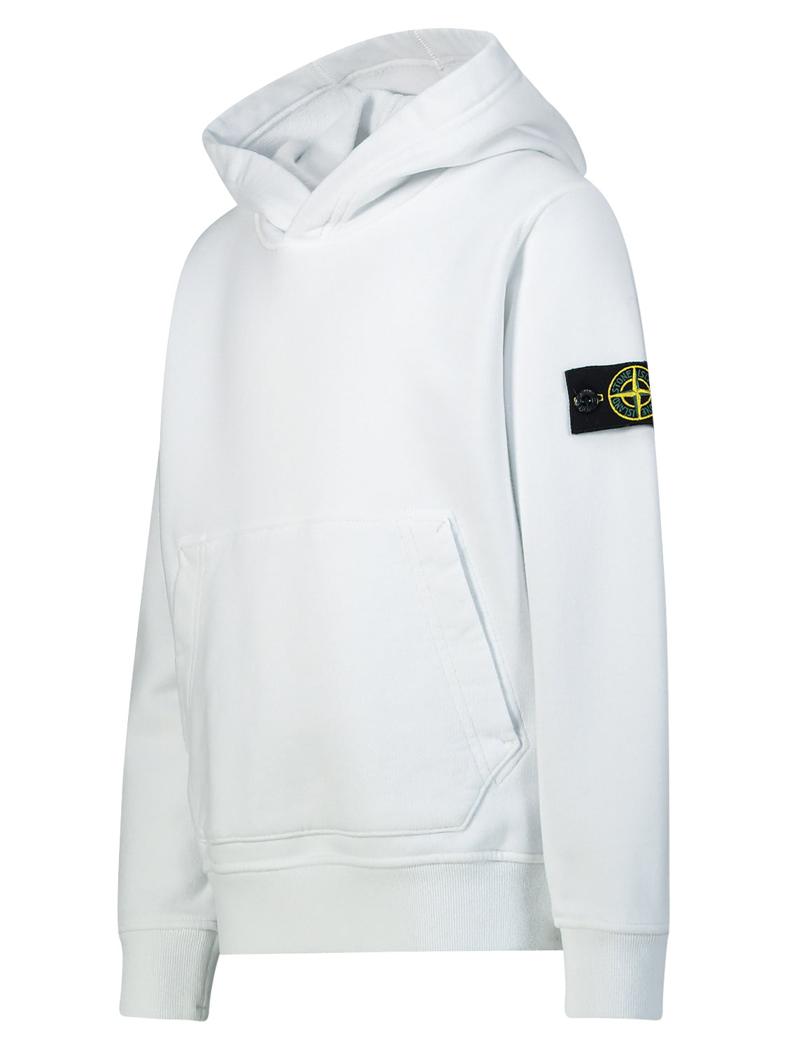 STONE ISLAND JUNIOR Kids hoodie White in White 6808284709-4.jpg | NICKIS.com