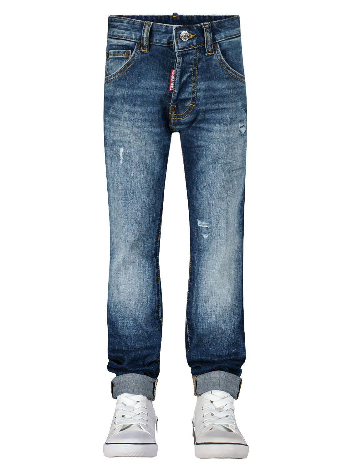 DSQUARED2 Kids jeans Cool Guy Blue in Blue 6808352222-2.jpg | NICKIS.com